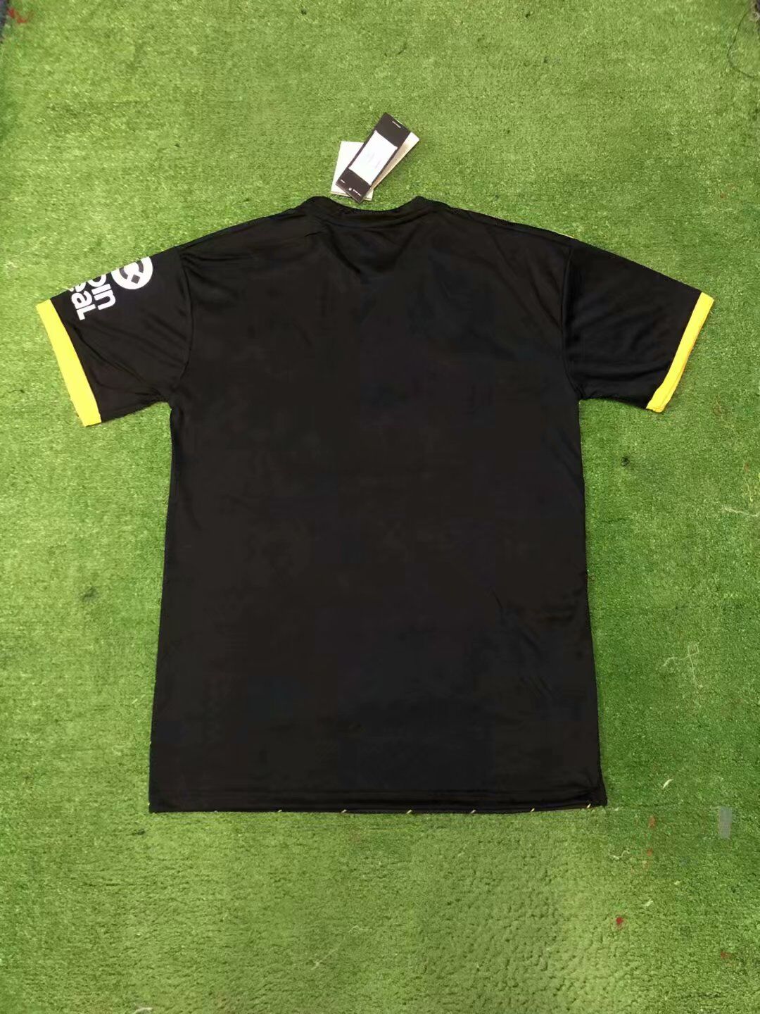 2019-20 Wolverhampton Wanderers Away Black Soccer Jerseys Shirt